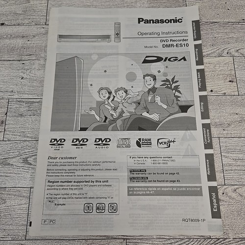 Panasonic dmr es10 - panasonic, dmr-es10