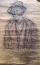 Disegno antico carboncino - antico.,