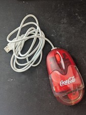 Mouse RARO USB Coca-Cola - Aqua - Vintage NUOVO SENZA SCATOLA