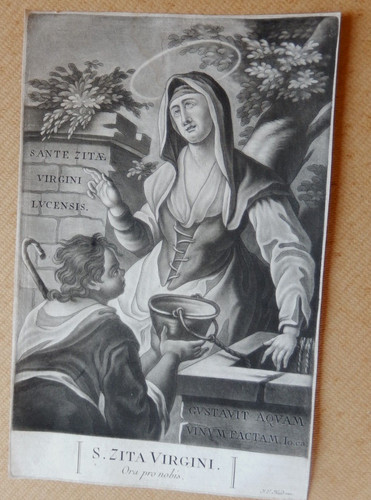Rara litografia 800 s - '800, di