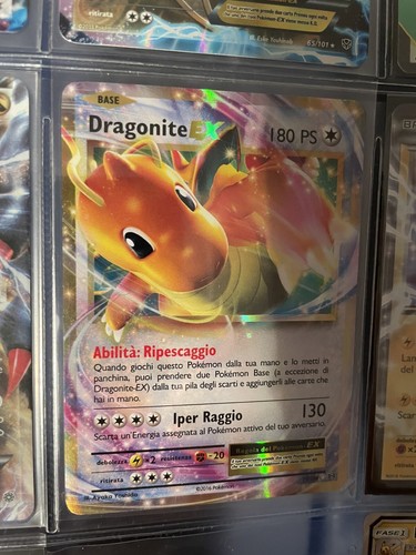 Dragonite carta pomemon - ex,