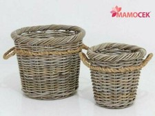 CESTO Vimini giunco grigio