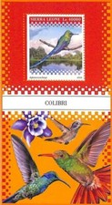 A6814 - SIERRA LEONE, Errore, 2018, FOGLIA RICORDO MISSPERF: Colibri, Colibrì