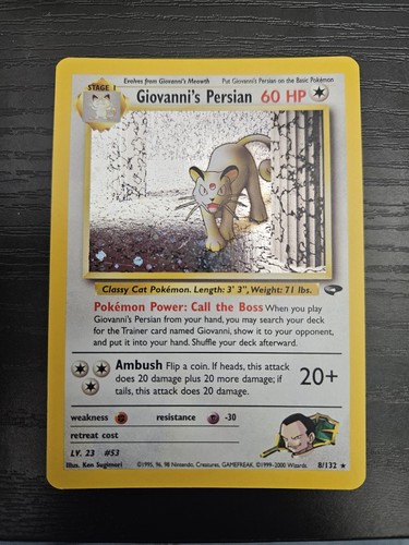 Pokemon giovanni holo - giovanni's,