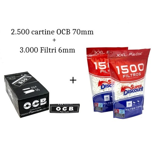 500 cartine ocb premium - 2.500,