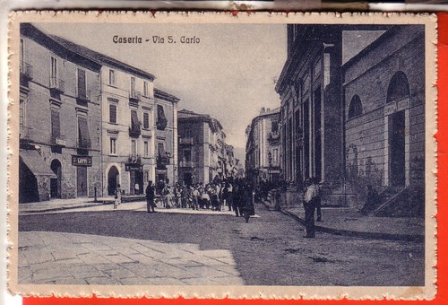 Cartolina caserta citta - cartolina,
