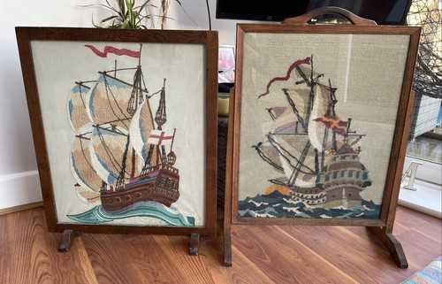 Raro quadro vintage ricamato - raro,