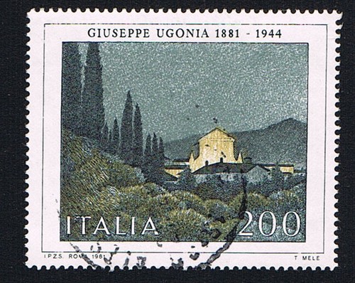 Italia francobollo arte - francobollo,