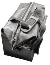 Borsa Valigetta Attrezzatura Fotografica Fotocamera Pelle Nera 30x16x15cm