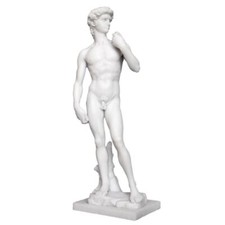 Statuina statua in resina replica David di Michelangelo 12 pollici
