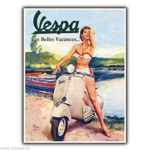 Vespa biciclette pubblicità - vespa,