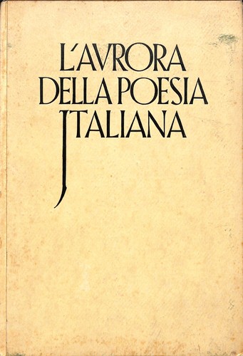 Libro aurora della poesia - aurora,