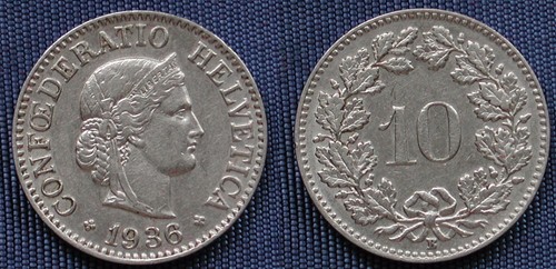 Moneta coin monnaie helvetia - moneta,