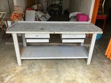 BANCONE DA LAVORO IN FERRO DUE CASSETTI