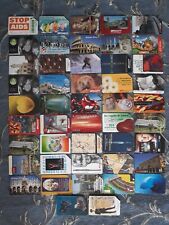 lotto di 47 schede telefoniche