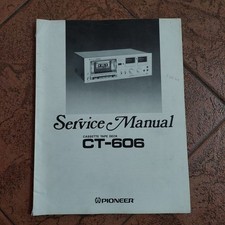 Pioneer 606 stereo cassette - ct-606,