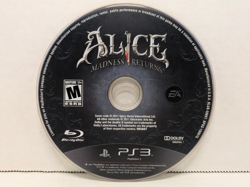 Alice madness returns sony - alice:,