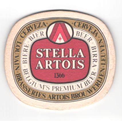 Sottobicchiere birra stella - birra,
