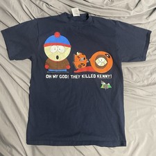 T-shirt vintage anni 90 South Park Oh My God They Killed Kenny Comedy Central taglia L