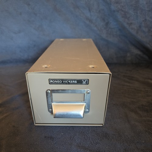 Cassettiera vintage roneo - cassettiera,