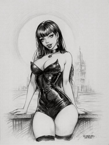 Arte originale pretty girl - arte,
