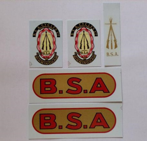 Lotto decalcomanie bsa m20 - lotto,