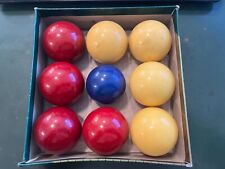 BOCCE BOCCETTE PALLE PER BILIARDO BILIARDI VINTAGE EPOCA COLLEZIONE BAR