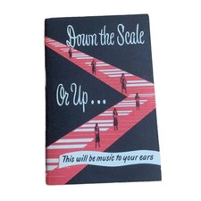 Down the Scale or Up Barbara Abel Booklet 1948 National Dairy Council 1940s Diet