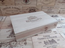 Cassetta porta vino in legno