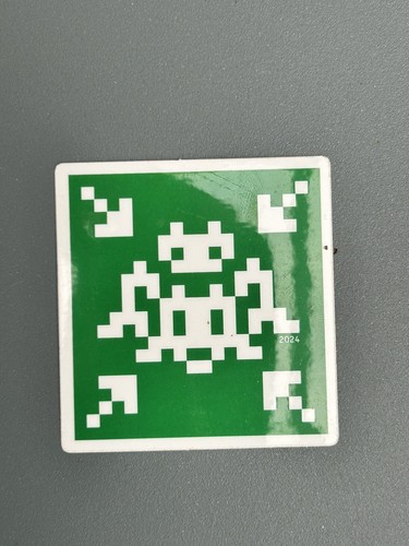 Invader space station sticker - station,