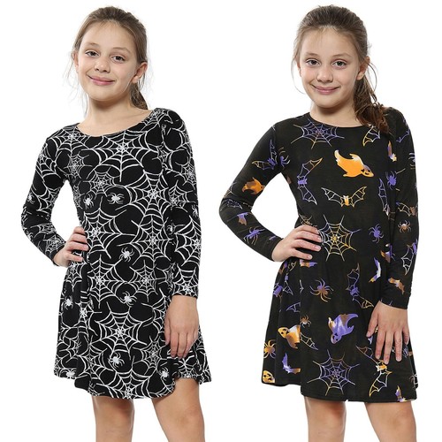 Ragazze swing abito bambini - abito,