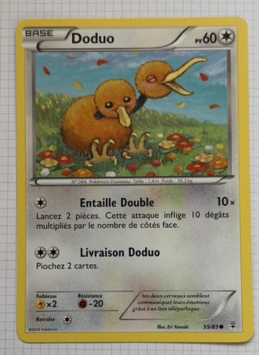 Carte pokémon doduo - carte,