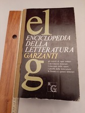 ENCICLOPEDIA DELLA LETTERATURA GARZANTI - GARZANTINA 1° EDIZIONE 1972