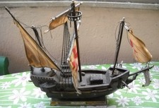 modello Veliero legno e altro Santa Maria 45x38x21