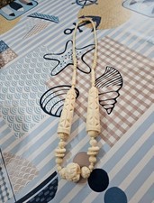 Collana Vintage  In Osso , Lavorata A Mano