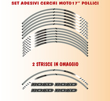 12 Strisce Adesive Cerchi Moto