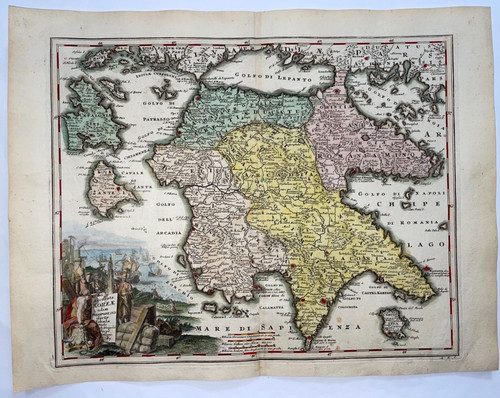 Grecia morea 1719 christopher - grecia,