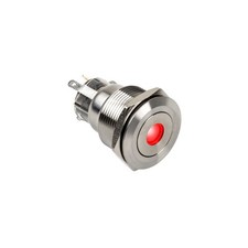 DimasTech Vandalismusschalter/-taster 22mm Silverline Dot RGB Stahl PD211