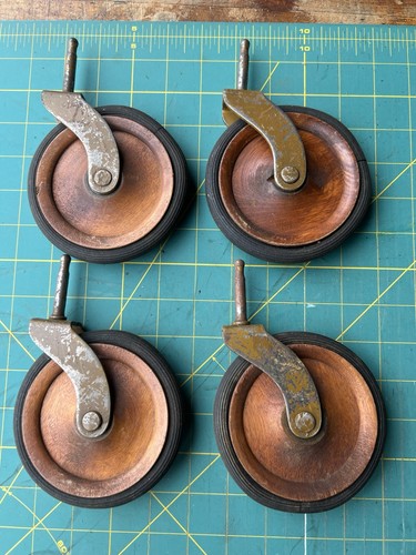 Set ruote legno vintage - set,