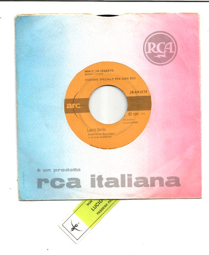 Lucio dalla rarità non un - rarità,
