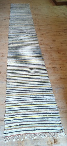 Antico runner tappeto - , straccio