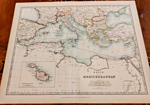 C1900 johnston colour atlas - colour,