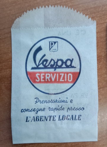 Vespa servizio bustina - servizio,