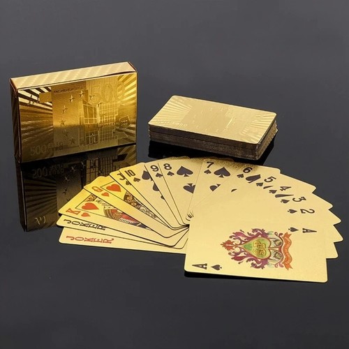 Carte gioco placcate in - da,