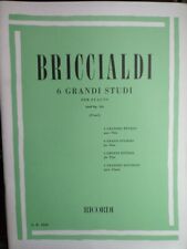 BRICCIALDI - 6 Grandi Studi per flauto dall'Op. 31. (Vinci) Spartito nuovo