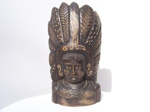 Statua legno indiano - statua,