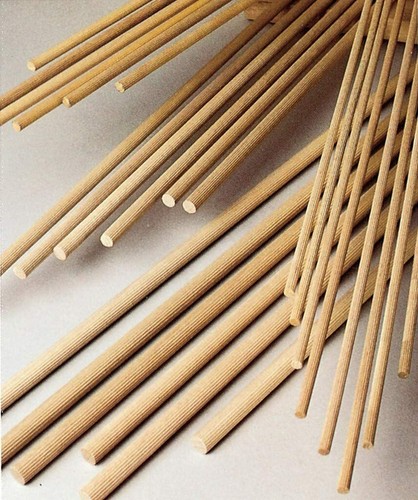 Asta legno tondino zigrinato - tondino,