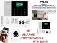 KIT ALLARME SMART CON TELECAMERA WI FI  WIRELESS GSM GPRS 3G TUYA