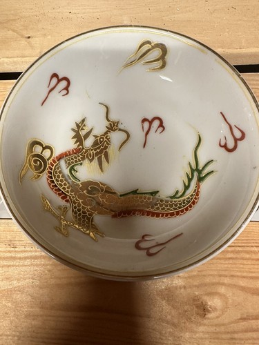 Kutani cina ciotola drago - kutani,