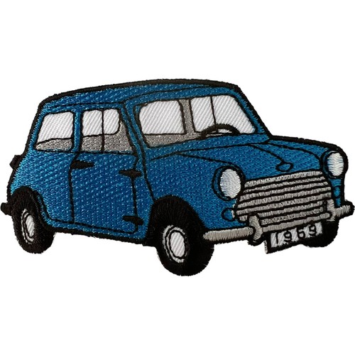 Blue car iron - patch, t